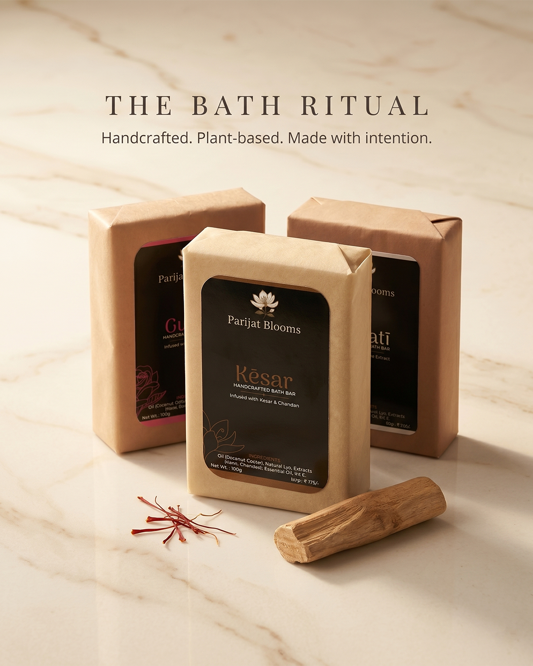 Kēsar Handcrafted Bath Bar