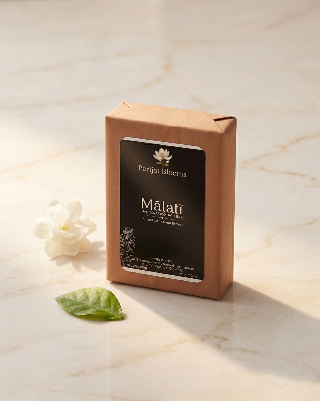Mālatī Handcrafted Bath Bar