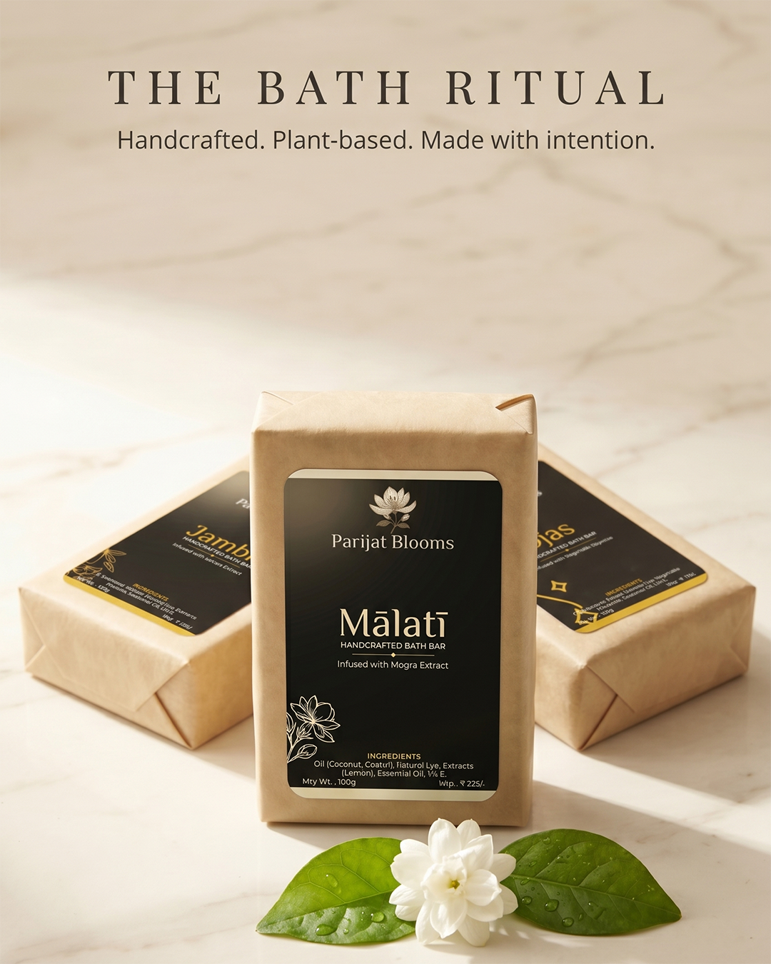 Mālatī Handcrafted Bath Bar