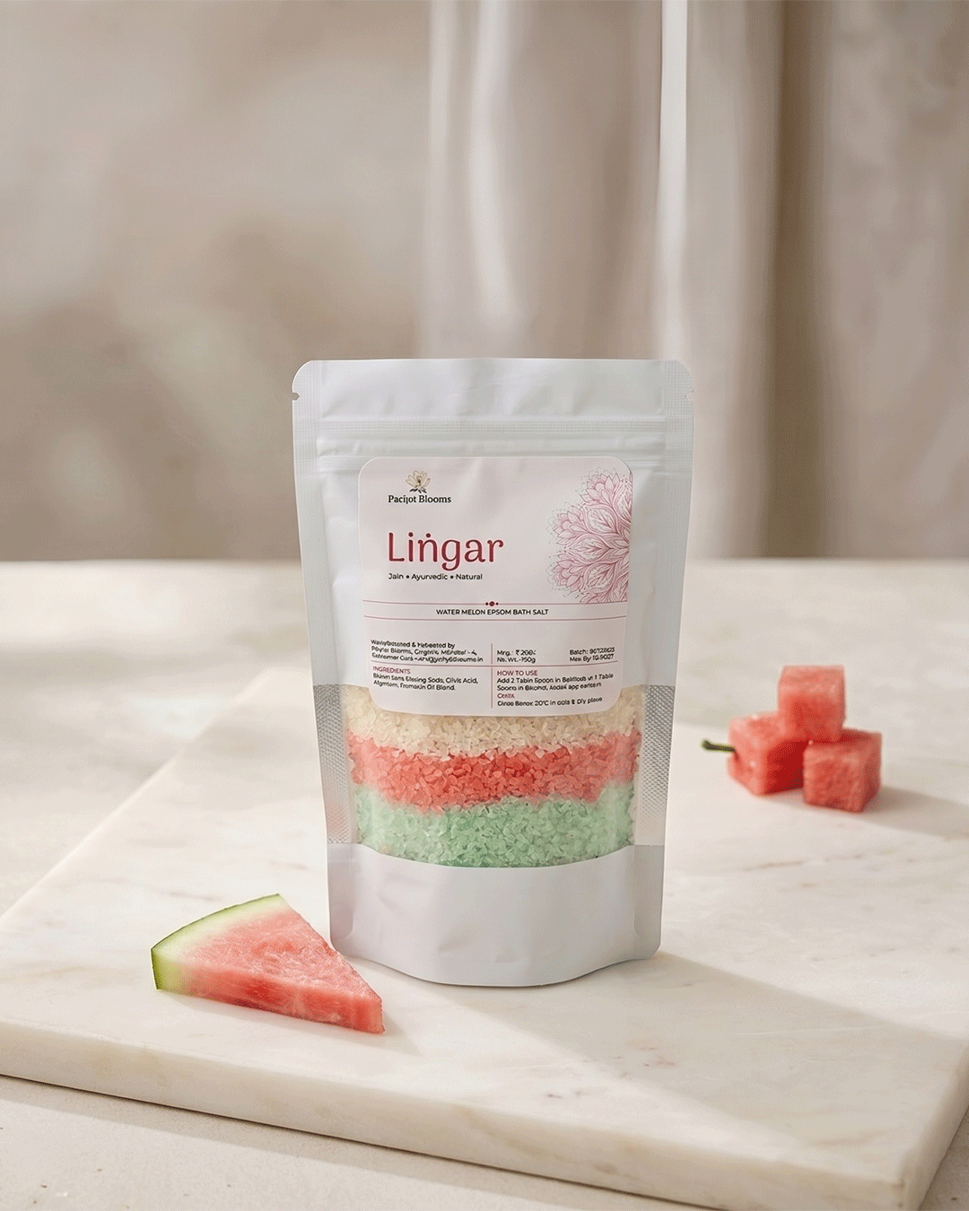 Liṅgar Watermelon Epsom Bath Salt