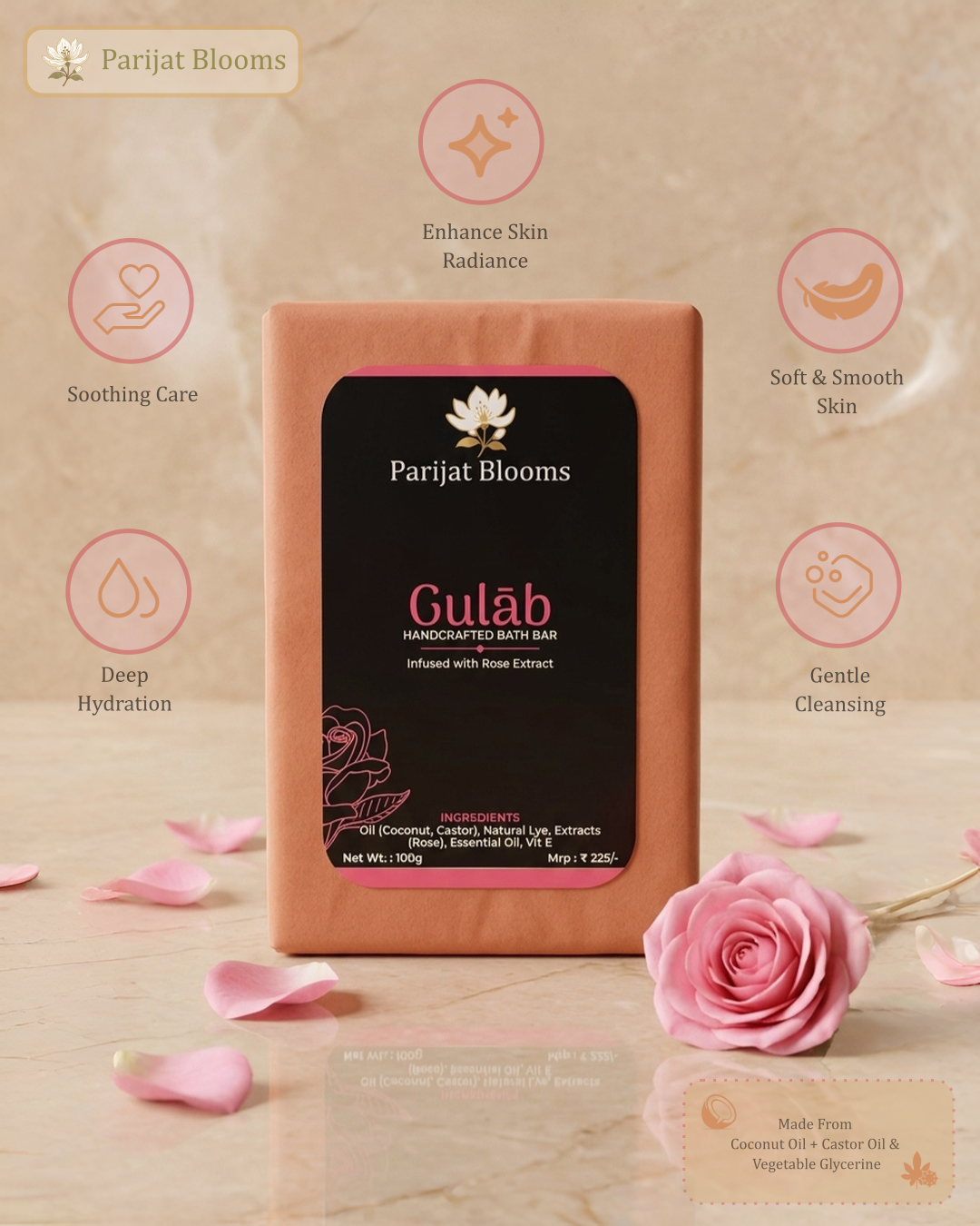 Gulab Glycerine Soap