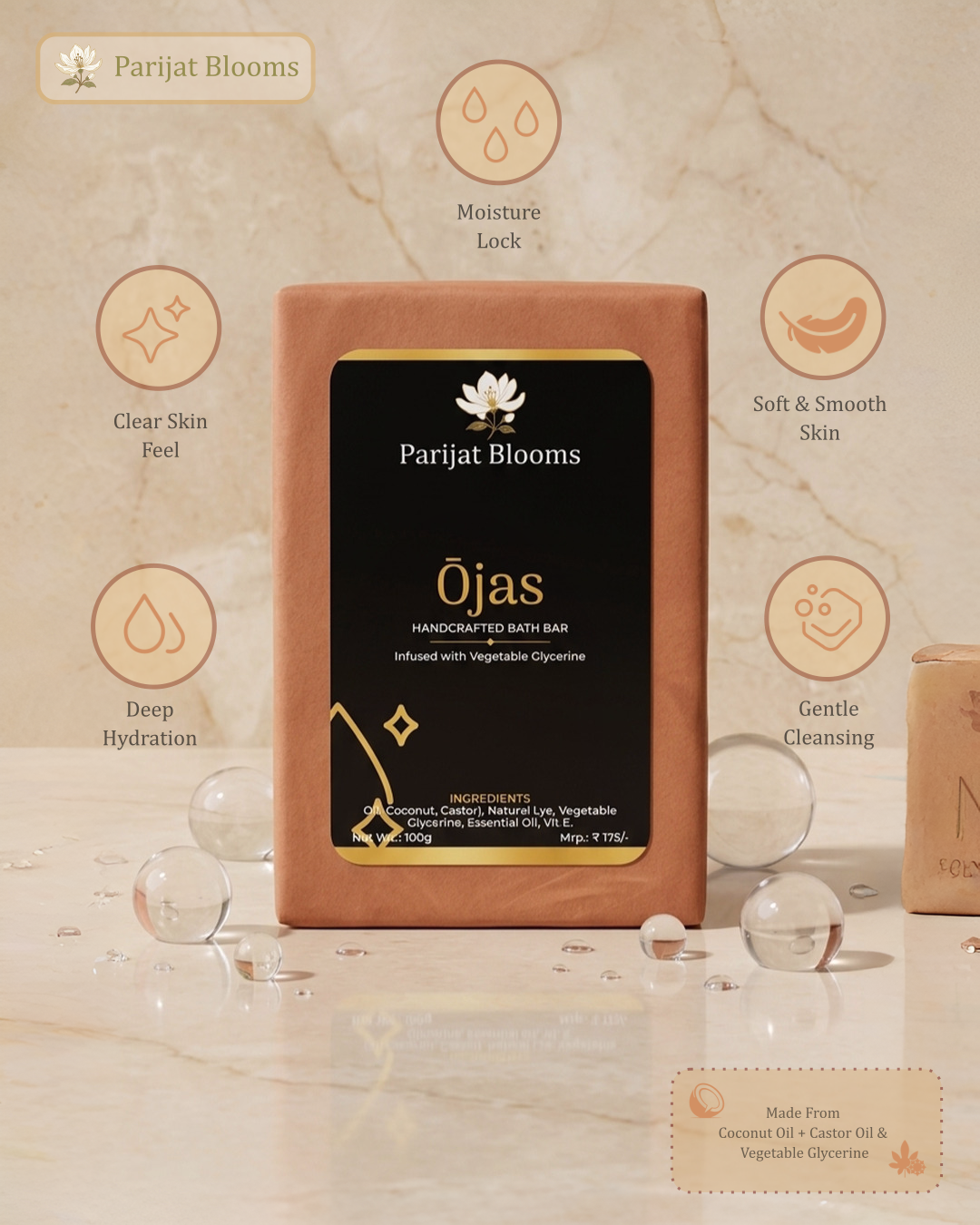 Ojas Vegetable Glycerine Soap